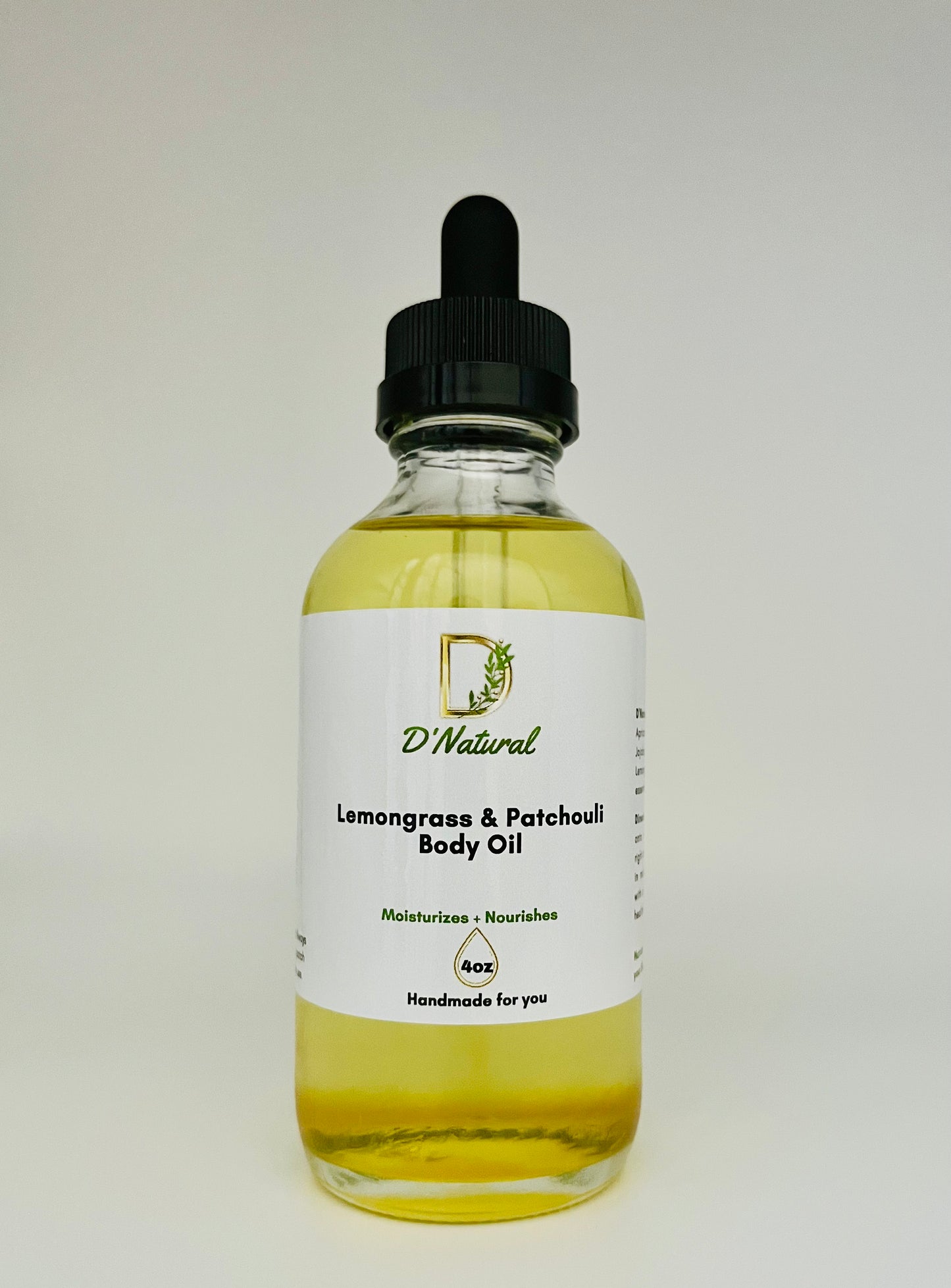 Lemongrass & Patchouli Body Oil