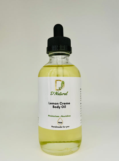 Lemon Creme Body Oil