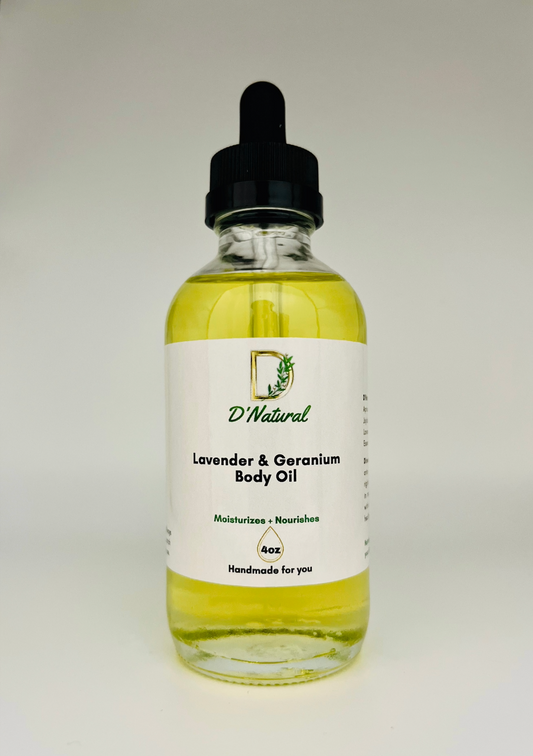 Lavender & Geranium Body Oil